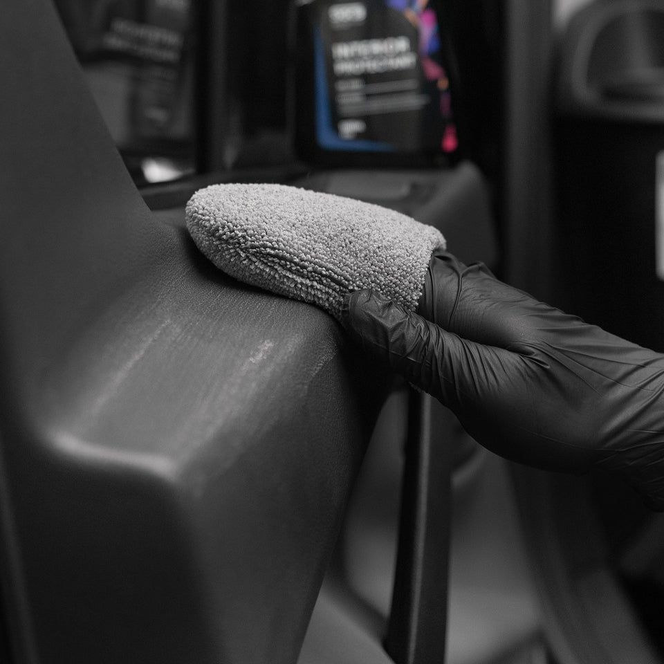 2/5/10 Lazur 5” Microfiber Wax Applicator Pads Finger Pocket